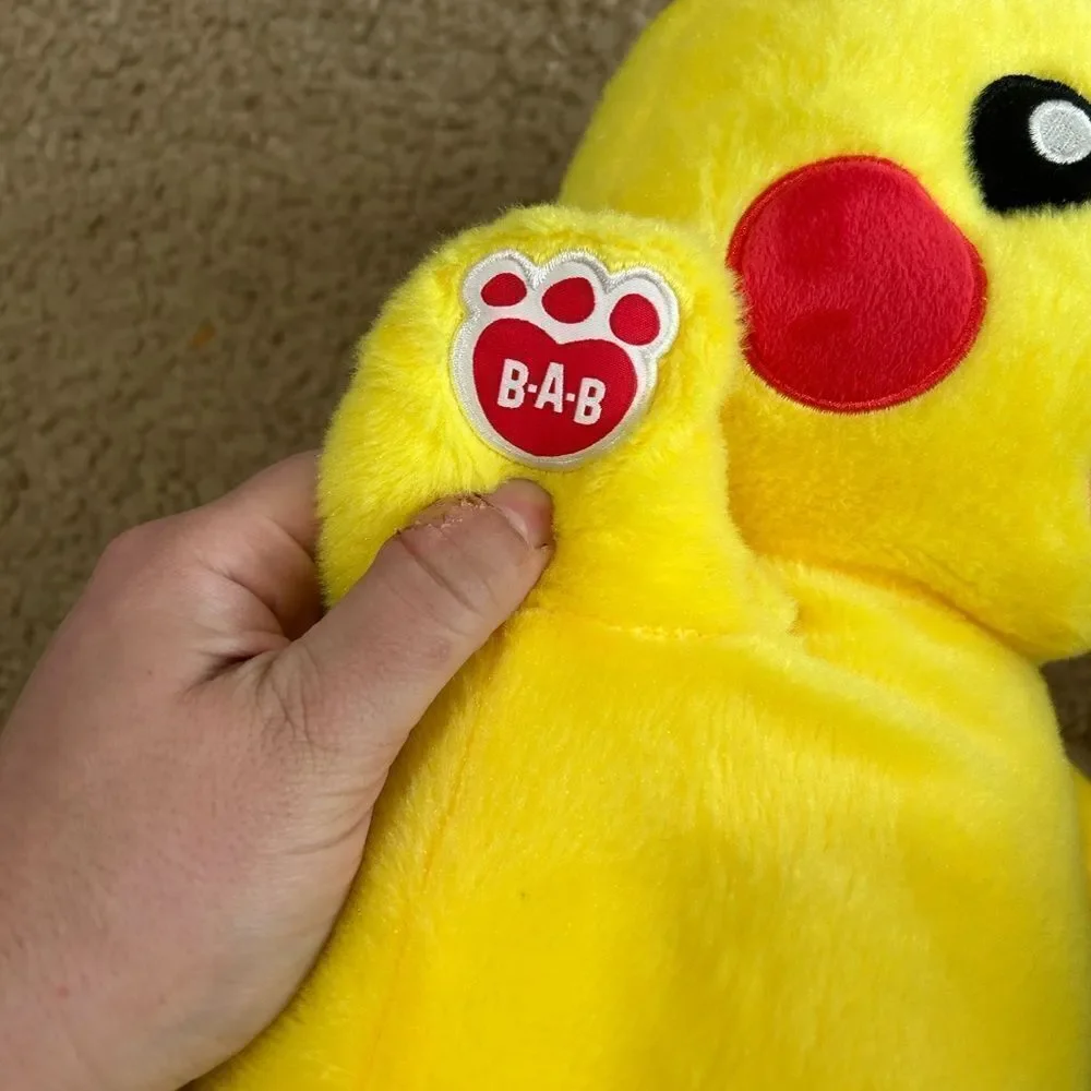 Build a Bear Pokemon Pikachu Stuffed Animal Plush